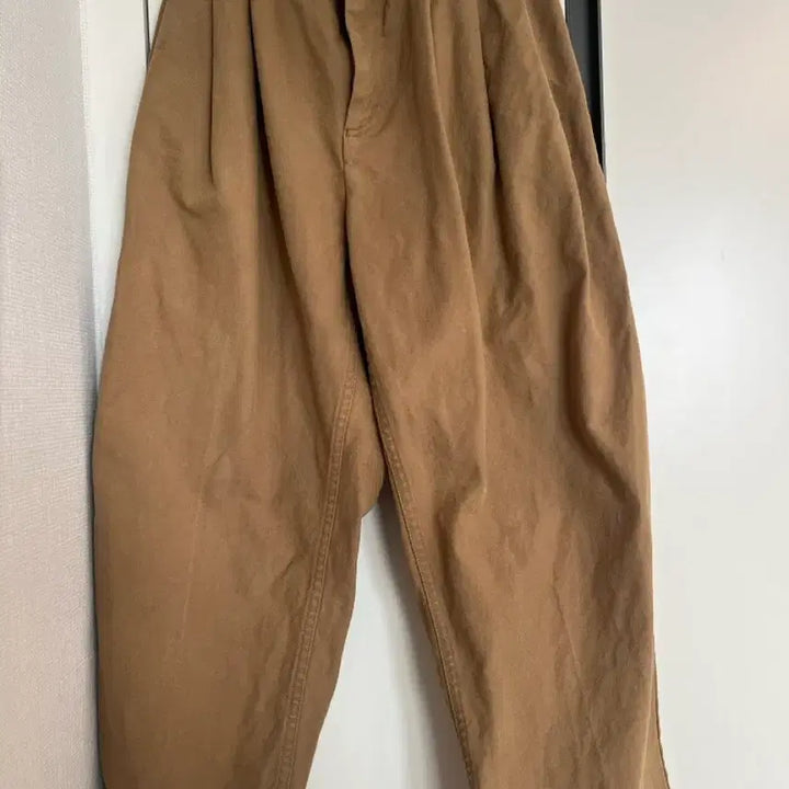 [BUNJANG] Headmainer x Cultism 6-Pleats Pants Tobacco S / 헤드메이너X컬티즘 6플리츠 팬츠 토바코 S