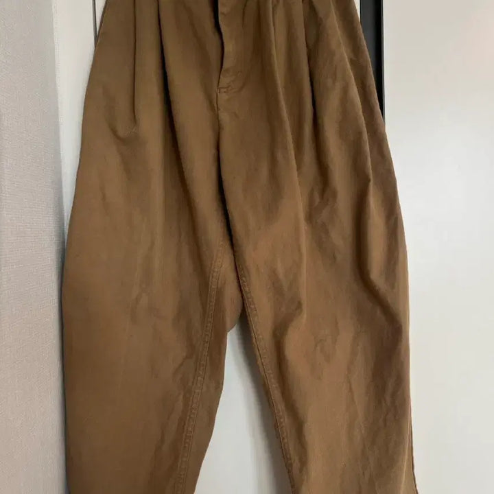 [BUNJANG] Headmainer x Cultism 6-Pleats Pants Tobacco S / 헤드메이너X컬티즘 6플리츠 팬츠 토바코 S