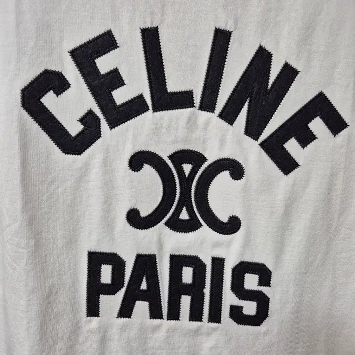 [BUNJANG] Celine White Logo Short Sleeve T-shirt L / 셀린느 화이트 로고 반팔 티셔츠 L