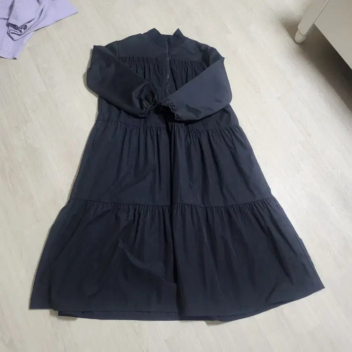 [SOLD OUT] 여유핏 바스락 롱원피스