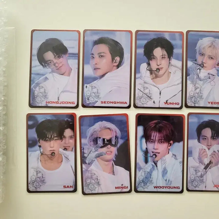 [SOLD OUT] 에이티즈 포카 ateez 하이어 NASA 타임피스 풀셋