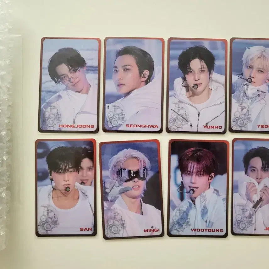 [SOLD OUT] 에이티즈 포카 ateez 하이어 NASA 타임피스 풀셋