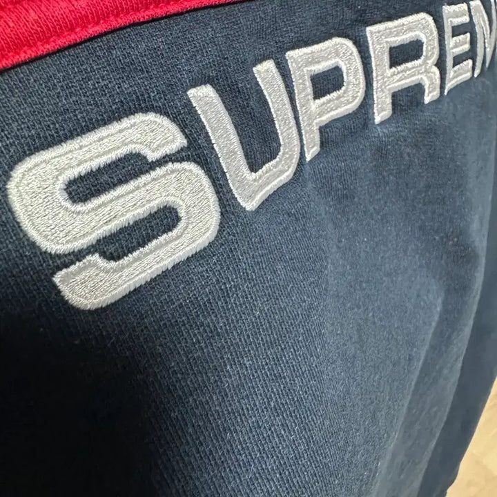 [BUNJANG] Supreme Half-Zip Sweatshirt Large / 슈프림  하프집업 맨투맨 라지