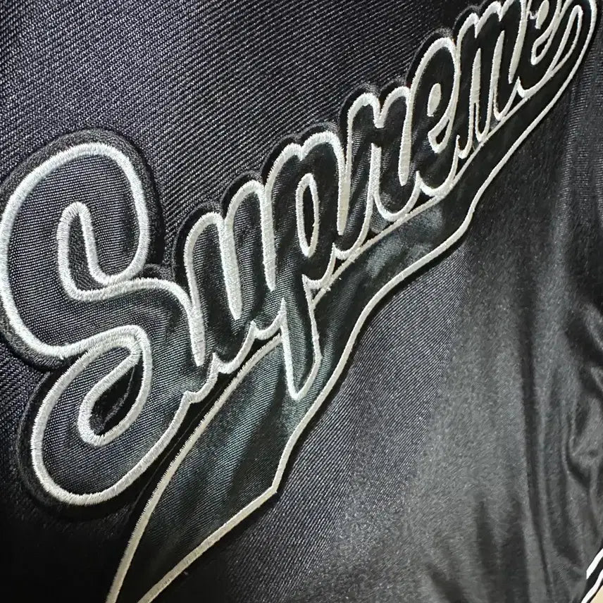 [BUNJANG] Supreme V-Neck Jersey Top / 슈프림 블랙 브이넥 져지 탑