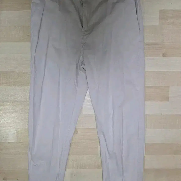 [BUNJANG] 8 Seconds Ivory Cotton Pants with Waistband - M / 에잇세컨즈 아이보리색 허리밴딩 면바지 M