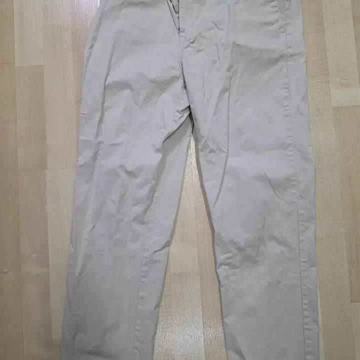 [BUNJANG] 8 Seconds Ivory Cotton Pants with Waistband - M / 에잇세컨즈 아이보리색 허리밴딩 면바지 M