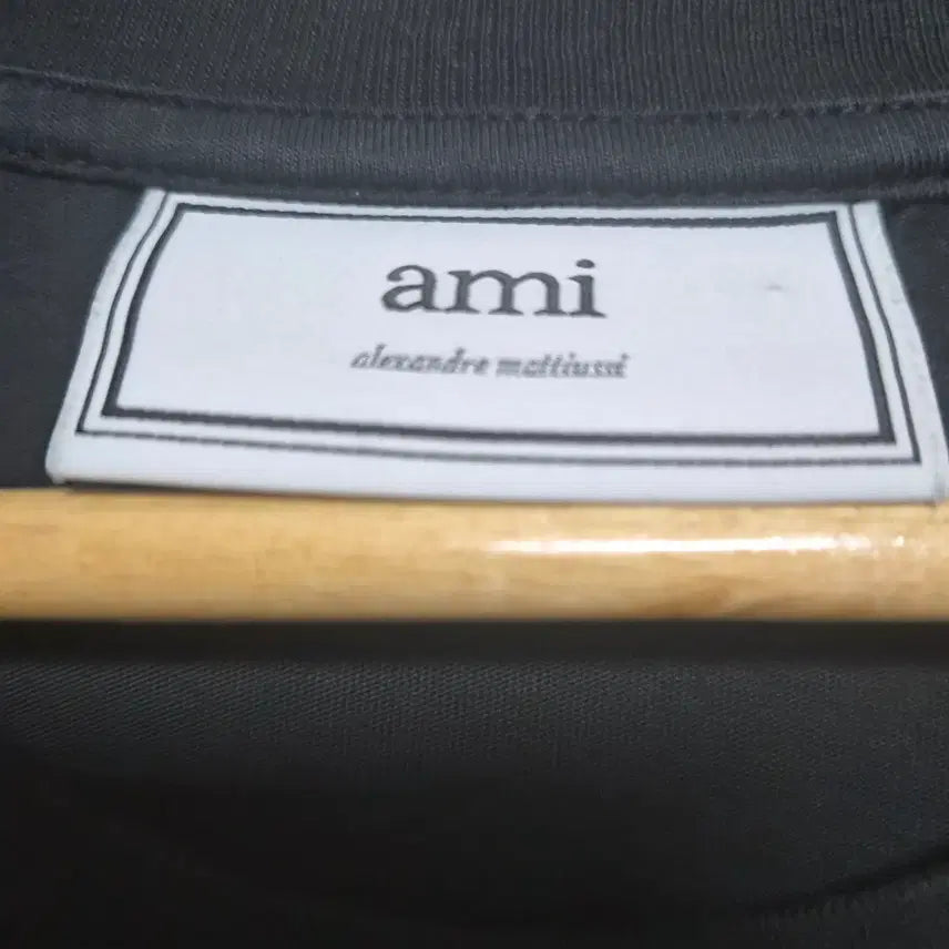 [BUNJANG] AMI Small Logo Short Sleeve T-shirt / 아미AMI 매장판 스몰로고 반팔 티셔츠 L - T128