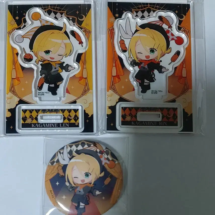 [BUNJANG] Vocaloid Kagamine Rin &amp; Len Black Circus Acrylic Stand Bundle / 일괄) 보컬로이드 카가미네 린 카가미네 렌 린렌 블랙서커스 아크릴스탠드