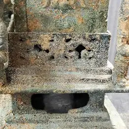 [BUNJANG] Bronze Four-Directional Buddha Reliquary Antique / 청동제 사방불 누각식 사리함 사리장엄구 골동품 고미술품 출토품 청동기