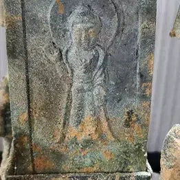 [BUNJANG] Bronze Four-Directional Buddha Reliquary Antique / 청동제 사방불 누각식 사리함 사리장엄구 골동품 고미술품 출토품 청동기