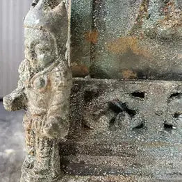 [BUNJANG] Bronze Four-Directional Buddha Reliquary Antique / 청동제 사방불 누각식 사리함 사리장엄구 골동품 고미술품 출토품 청동기