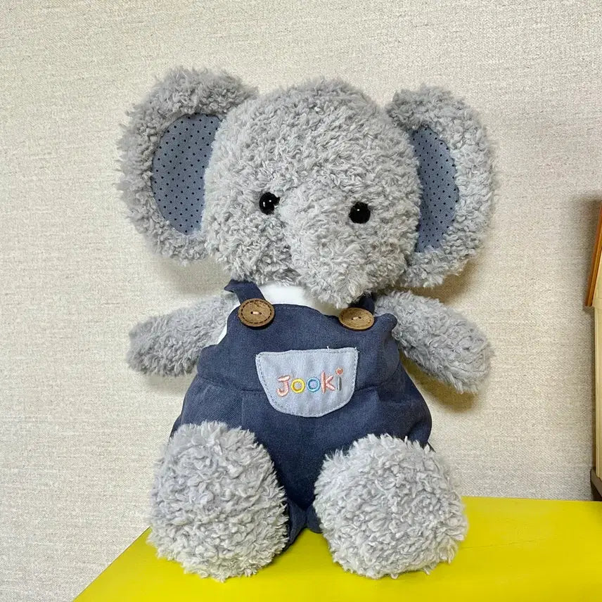 [BUNJANG] Jooki Gray Elephant Medium Plush Toy (40cm) / 새상품) JOOKI 회색 코끼리 중형인형