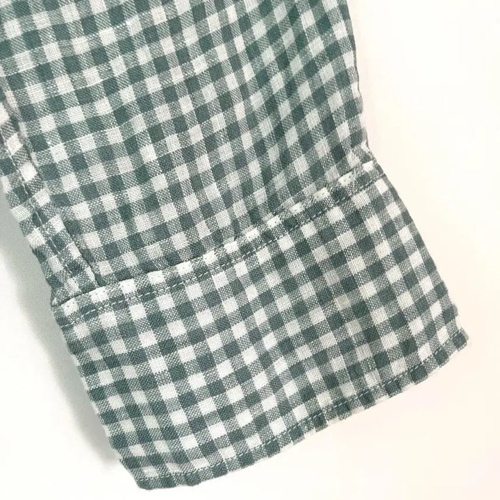 [BUNJANG] Uniqlo Linen Check Shirt (Women&