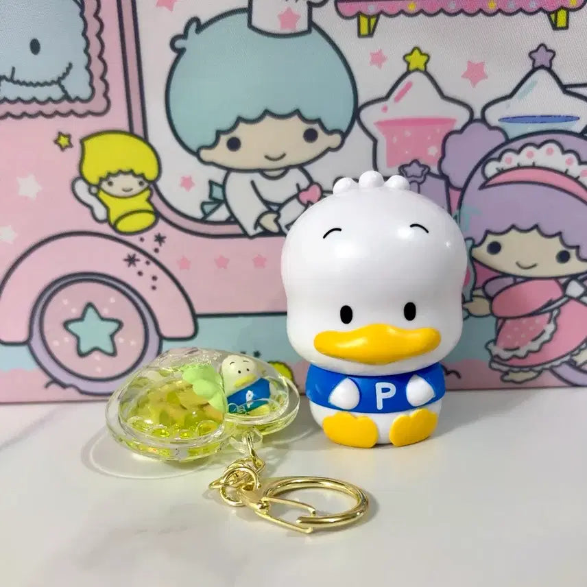 [BUNJANG] Sanrio Ahiruno Pekkle Keyring &amp; Figure Bundle Set / 산리오 아히루노페클 키링 + 피규어 세트