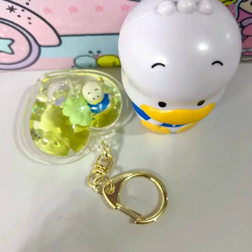 [BUNJANG] Sanrio Ahiruno Pekkle Keyring &amp; Figure Bundle Set / 산리오 아히루노페클 키링 + 피규어 세트