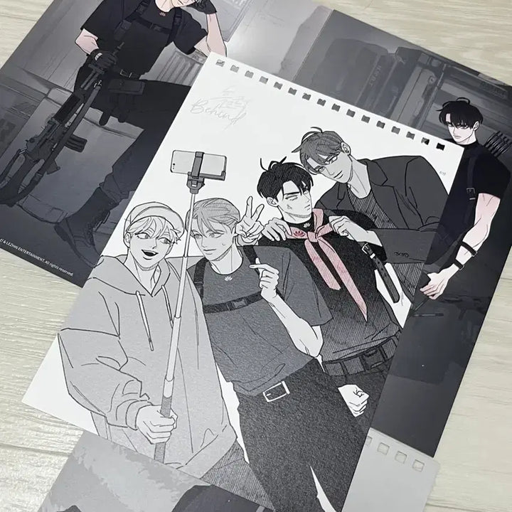 [BUNJANG] Dosupool Black Cat &amp; Tiger Calendar Bundle Set / 도수풀 도깨비도 수풀이 있어야 모인다 흑묘력 흑호력 판매