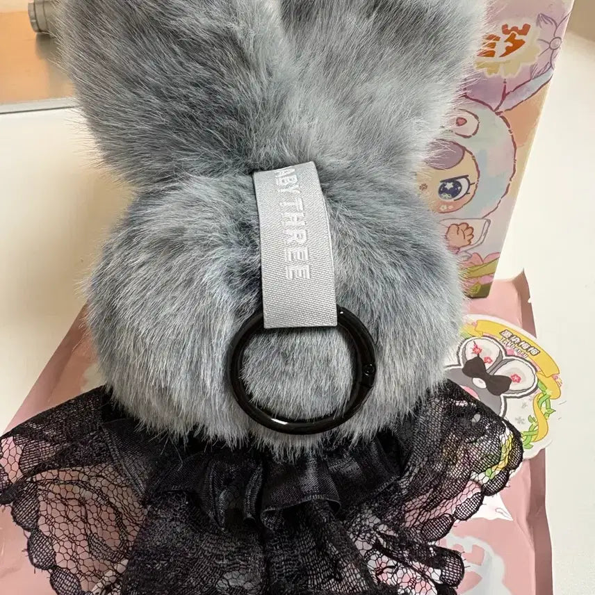 [BUNJANG] Baby Three Flower Fairy Black Lace Keyring / [정품] 베이비쓰리 플라워 꽃 요정 50% 블랙 단순개봉