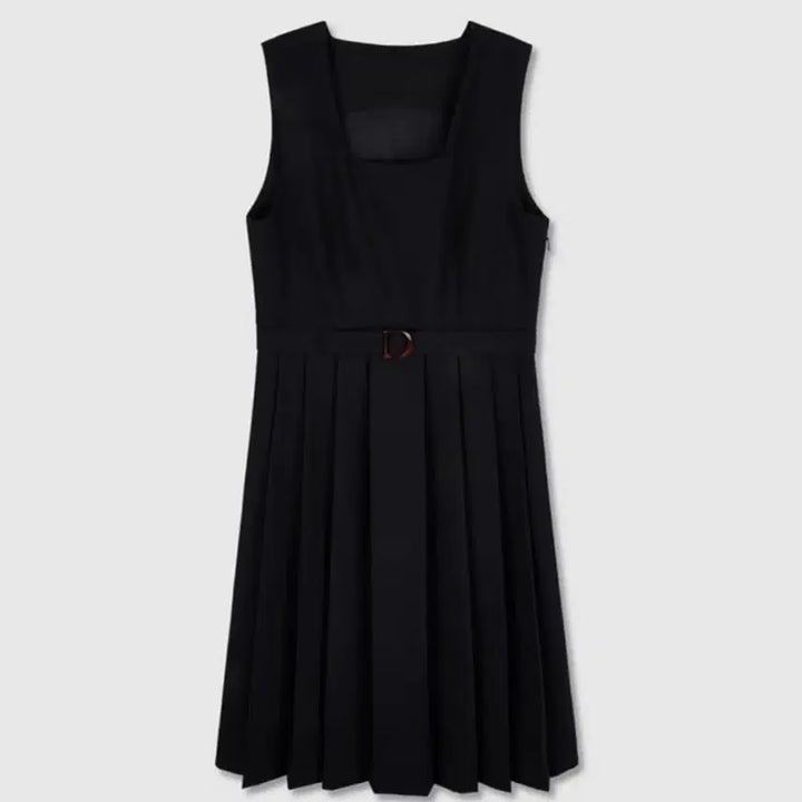 [BUNJANG] Midoributter Accordion Pleats Dress [Navy] S / [택포] 미도리버터 아코디언 플리츠 원피스 S