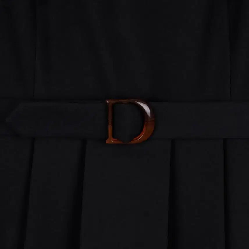 [BUNJANG] Midoributter Accordion Pleats Dress [Navy] S / [택포] 미도리버터 아코디언 플리츠 원피스 S