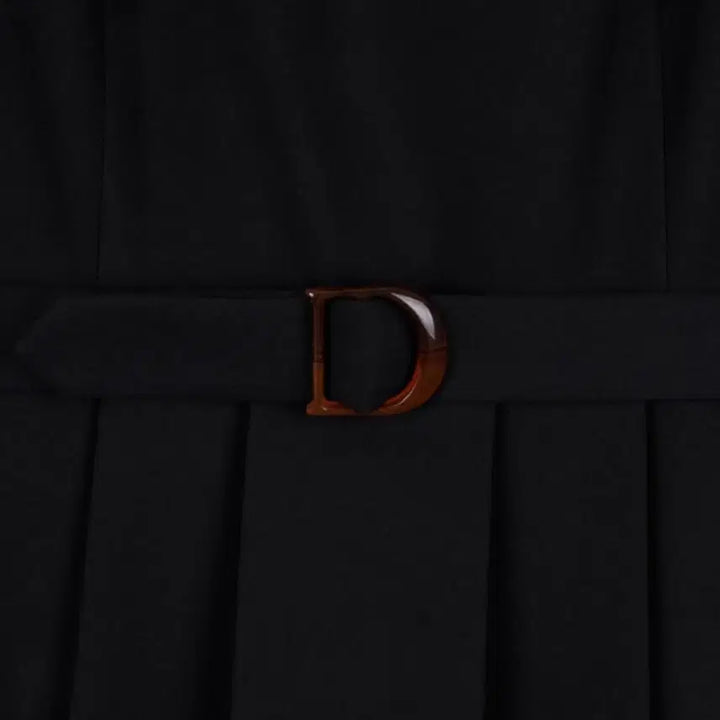 [BUNJANG] Midoributter Accordion Pleats Dress [Navy] S / [택포] 미도리버터 아코디언 플리츠 원피스 S