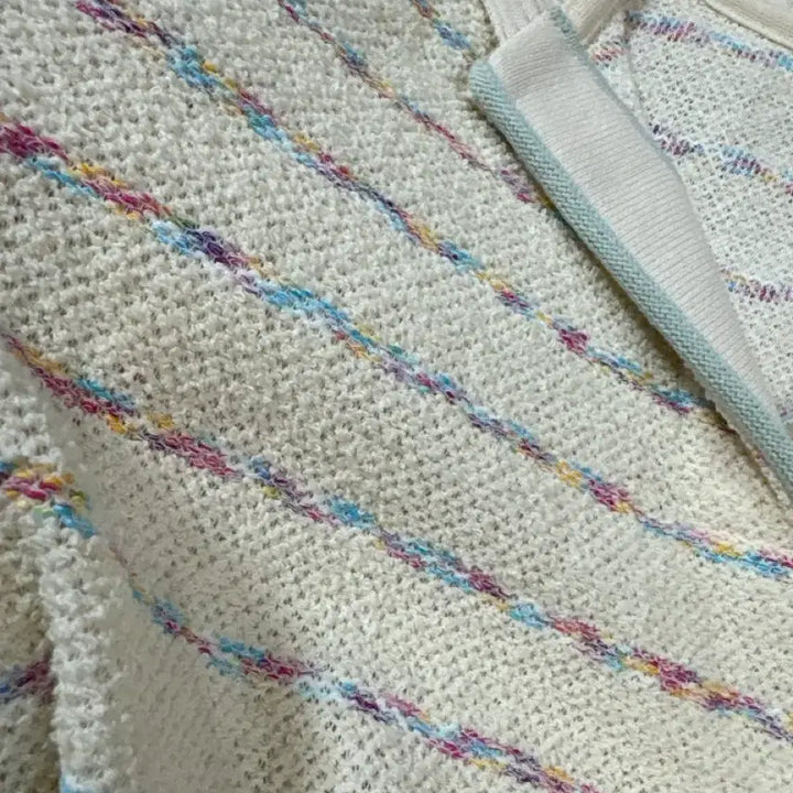 [BUNJANG] Hanseom Mine Color Block Knit Top / 한섬 마인 반팔니트