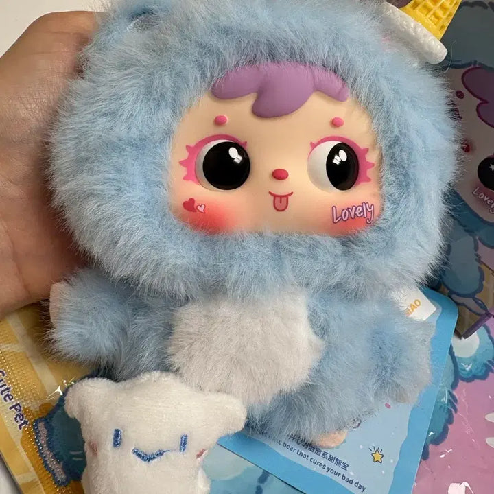 [BUNJANG] Baby Three Samuel Ice Cream Plush Keyring / [정품] 베이비쓰리 사무엘 아이스크림 인형키링