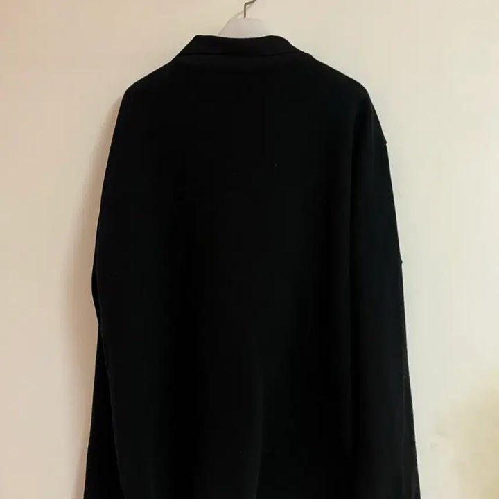 [BUNJANG] Overdue Flair Black Pique T-Shirt / 오버듀플레어 피케 티셔츠