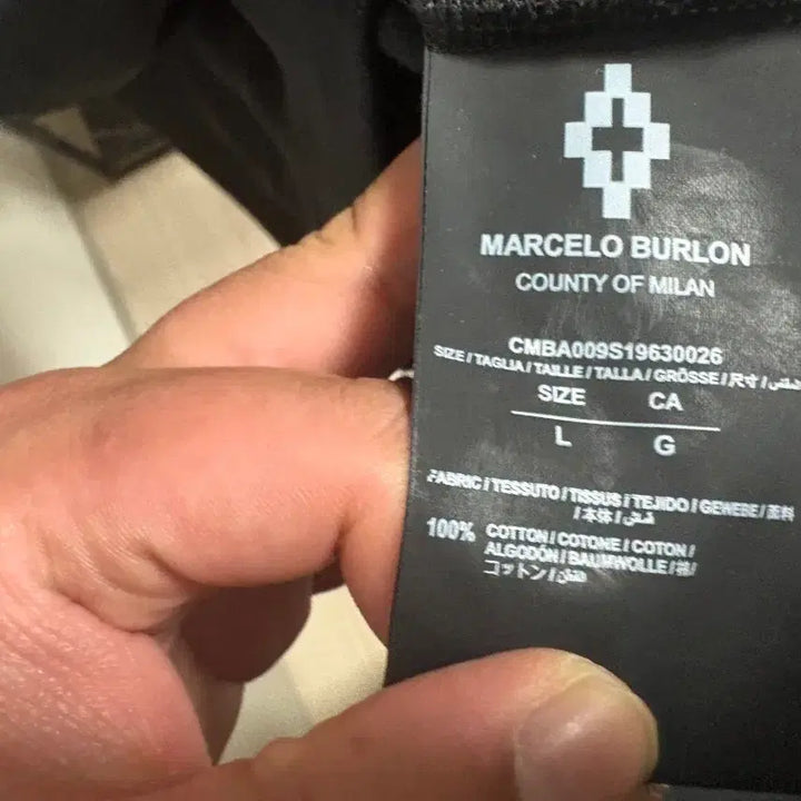 [BUNJANG] Marcelo Burlon Glow-in-the-Dark Wings Sweatshirt XL / 마르셀로불론 야광 맨투맨 Xl