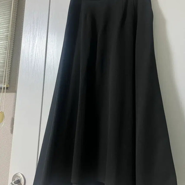 [BUNJANG] Time Wool Back-Banding Flare Skirt / 타임 울 백밴딩 플레어 스커트