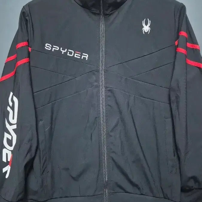 [BUNJANG] Spider Black Training Jacket / L) 스파이더 블랙 트레이닝 자켓