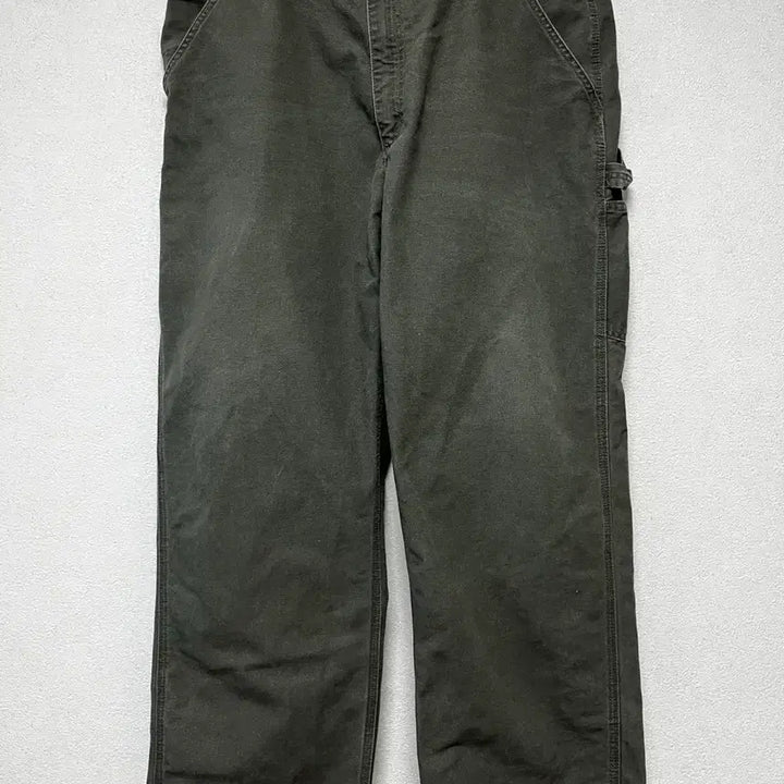 [BUNJANG] Carhartt WIP Single Knee Moss Green Vintage Pants / B11 MOS 빈티지 칼하트 싱글니 모스그린