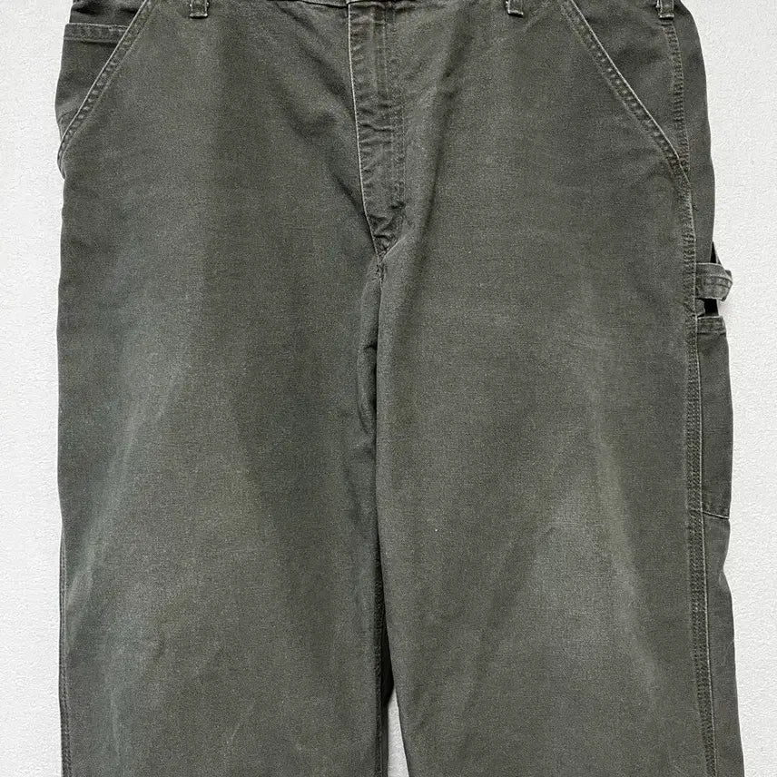 [BUNJANG] Carhartt WIP Single Knee Moss Green Vintage Pants / B11 MOS 빈티지 칼하트 싱글니 모스그린