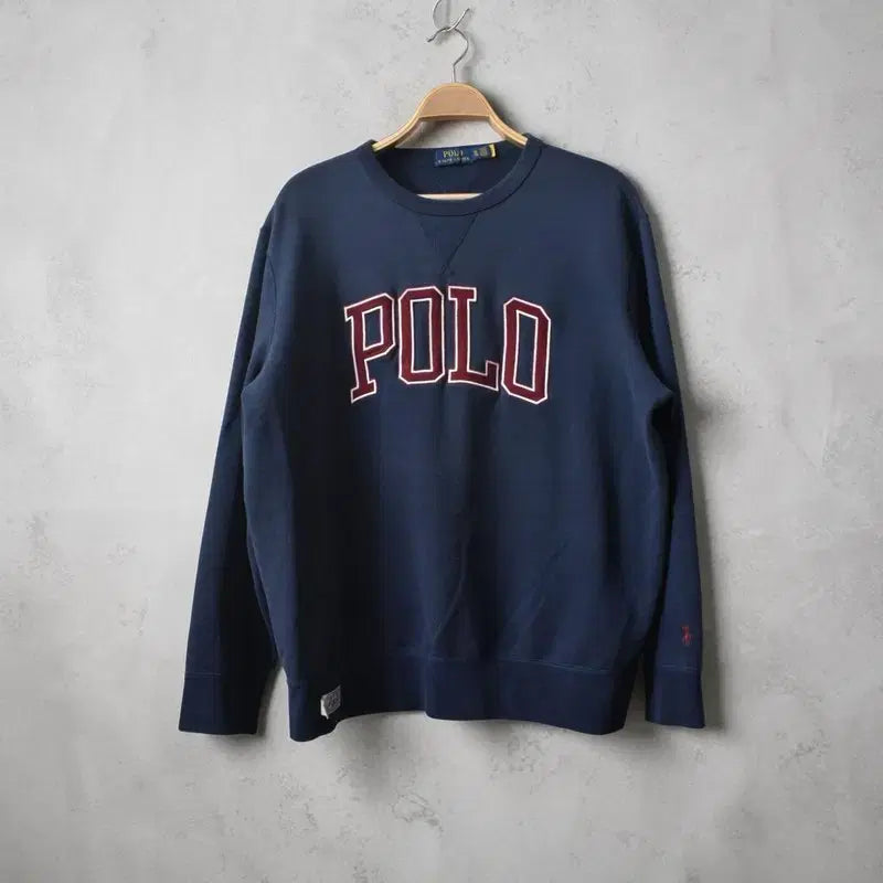 [BUNJANG] Polo Ralph Lauren Qr Sweatshirt XL Deep Navy / 폴로 랄프포렌 큐알 맨투맨 XL M0316