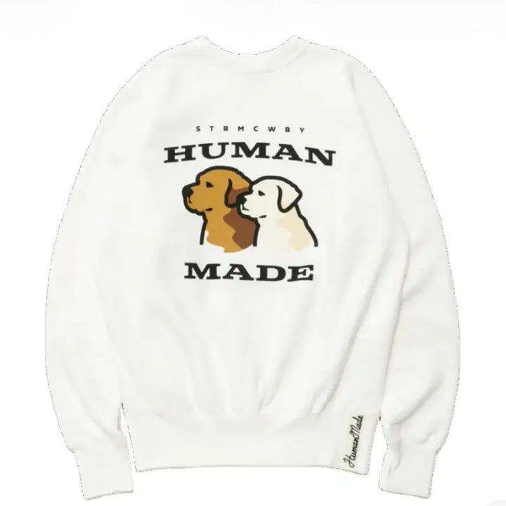 [BUNJANG] Human Made Retriever Sweatshirt White M Size / 휴먼메이드 맨투맨 리트리버 화이트 M사이즈