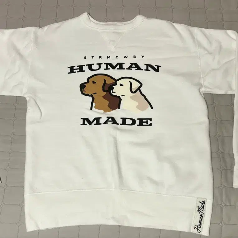 [BUNJANG] Human Made Retriever Sweatshirt White M Size / 휴먼메이드 맨투맨 리트리버 화이트 M사이즈