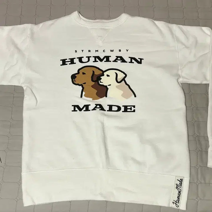 [BUNJANG] Human Made Retriever Sweatshirt White M Size / 휴먼메이드 맨투맨 리트리버 화이트 M사이즈