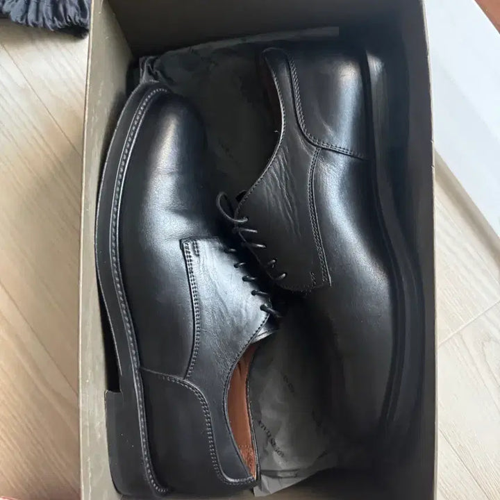 [BUNJANG] Lorenzo Banfi Derby Black Leather Shoes Size 255 / 로렌조반피 더비 255