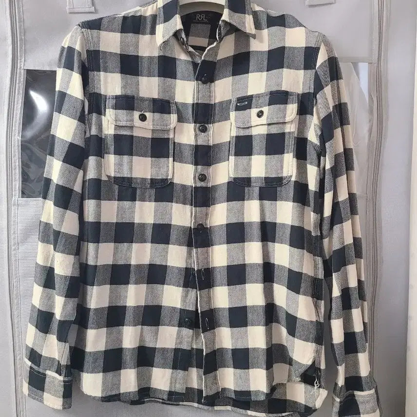 [BUNJANG] RRL Buffalo Check Twill Workshirt / RRL 버팔로 체크 트윌 워크셔츠 s