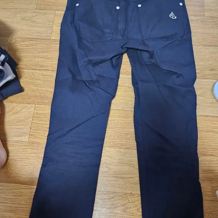 [BUNJANG] Hazzys Navy Cotton Pants / 헤지스 네이비 면바지
