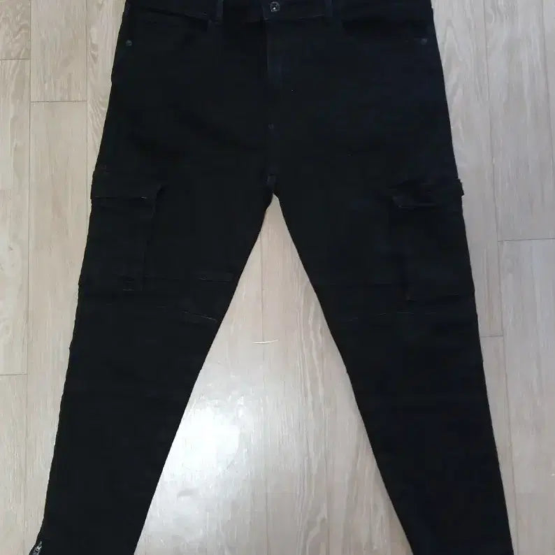 [BUNJANG] Zara Skinny Biker Black Jeans - Size 36 / 자라 Zara 스키니 바이커 블랙진 36 스판
