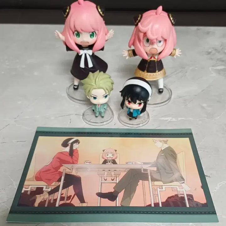 [BUNJANG] Spy x Family Mini Figure &amp; Card Set / 스파이패밀리 미니 피규어 세트
