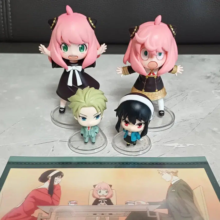 [BUNJANG] Spy x Family Mini Figure &amp; Card Set / 스파이패밀리 미니 피규어 세트