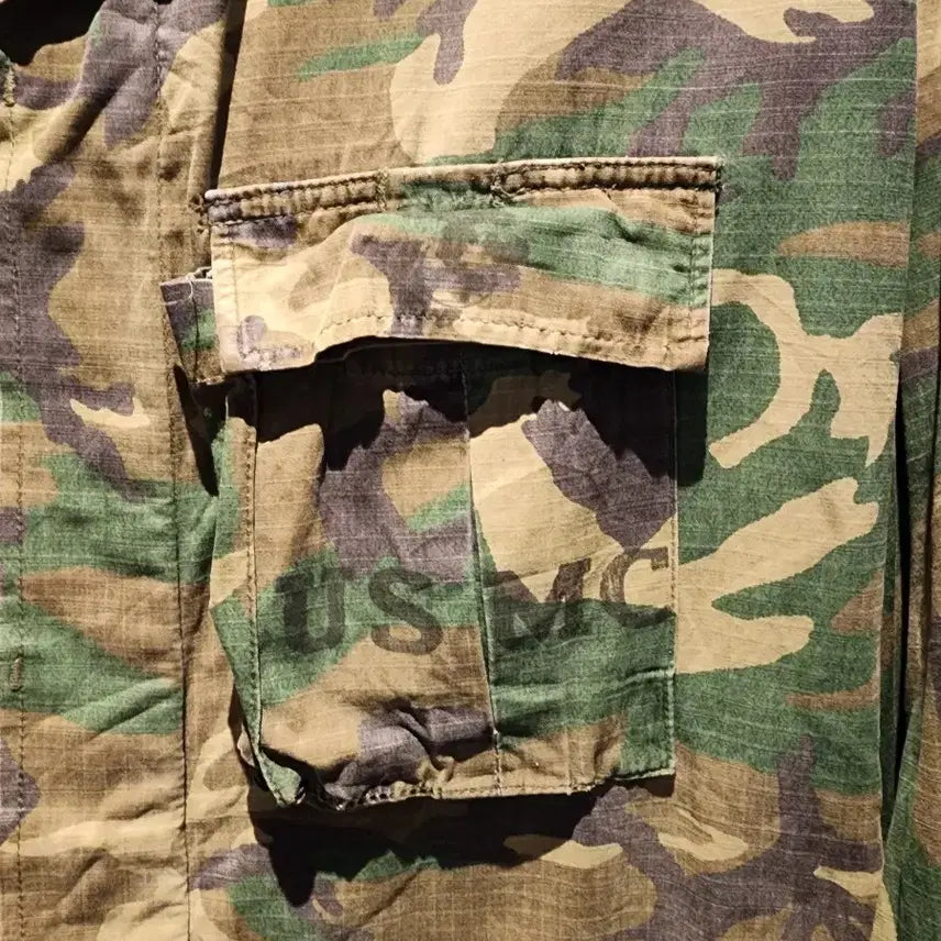 [BUNJANG] USMC ERDL 80s Fatigue Jacket (M/L) / 80&