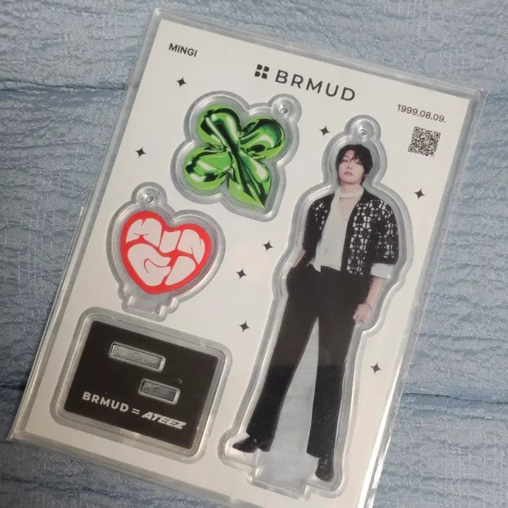 [BUNJANG] BRMUD Mingi Acrylic Stand Keyring / BRMUD 비알머드 ATEEZ 에이티즈민기 아크릴 스탠드 키링