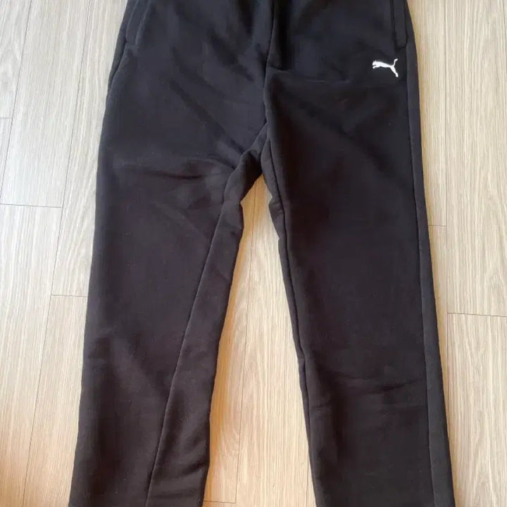 [BUNJANG] Puma Black Wide Pants / 푸마 블랙 와이드 팬츠