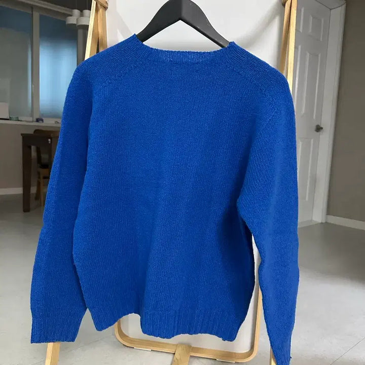 [BUNJANG] Low Glen Holgarment Pullover (Royal Blue) / 로우 글렌 홀가먼트 풀오버(로얄 블루)