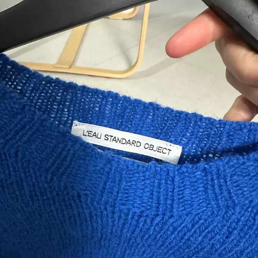[BUNJANG] Low Glen Holgarment Pullover (Royal Blue) / 로우 글렌 홀가먼트 풀오버(로얄 블루)