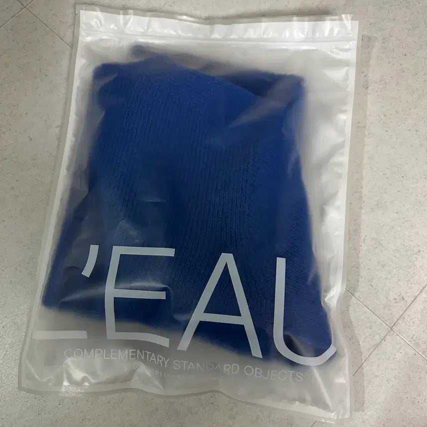 [BUNJANG] Low Glen Holgarment Pullover (Royal Blue) / 로우 글렌 홀가먼트 풀오버(로얄 블루)