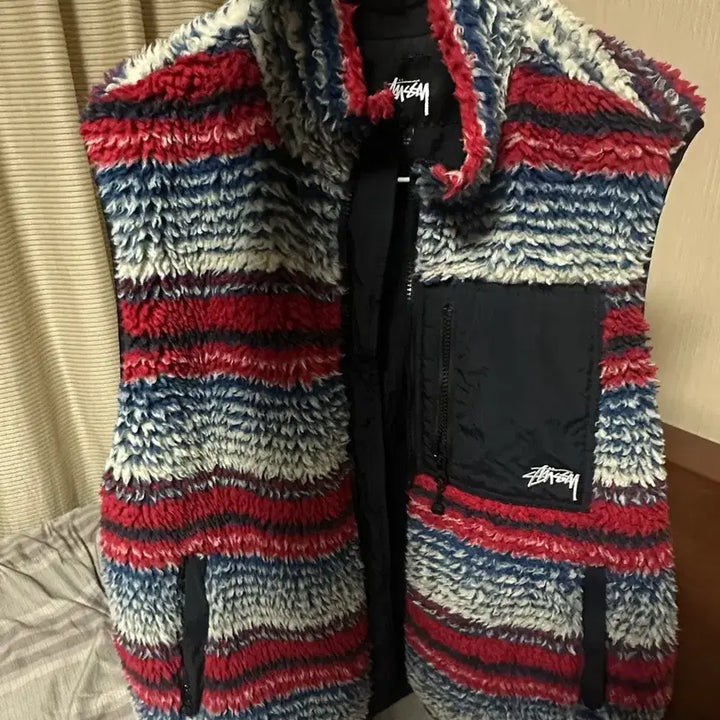 [BUNJANG] Stussy Sherpa Fleece Vest / 스투시 쉐르파 플리스 베스트