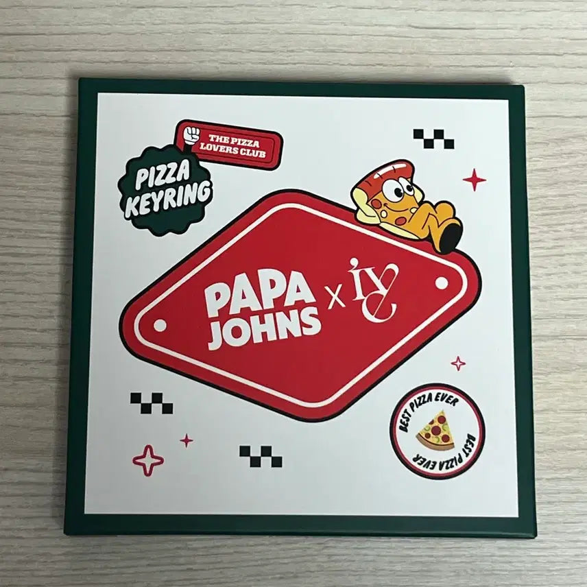 [SOLD OUT] 미개봉)아이브 파파존스 피자키링